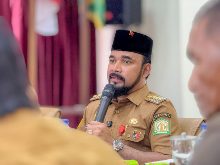 Bupati Al-Farlaky Pimpin Rakor Sengketa Lahan Masyarakat dengan PT Enamenam. dok. Diskominfo Kab. Aceh Timur