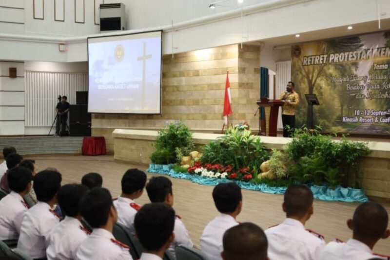 Umat Kristen Protestan Kementerian Pertahanan (Kemhan) RI menggelar kegiatan Retret di Kinasih Resort & Conference, Bogor, pada 10–12 September 2025. dok. Kemenhan RI