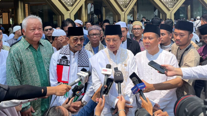 Menag usai perayaan Maulid di Tangerang. Dok. Kemenag RI