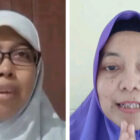 Hayyu Simpuh Kantiasih dan Hamida Sofia, guru PAI non PNS ini berterima kasih kepada pemerintah sudah menaikkan TPG. dok. Kemenag RI