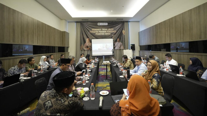 Rapat persiapan Pesantren Award 2025. dok. Kemenag RI
