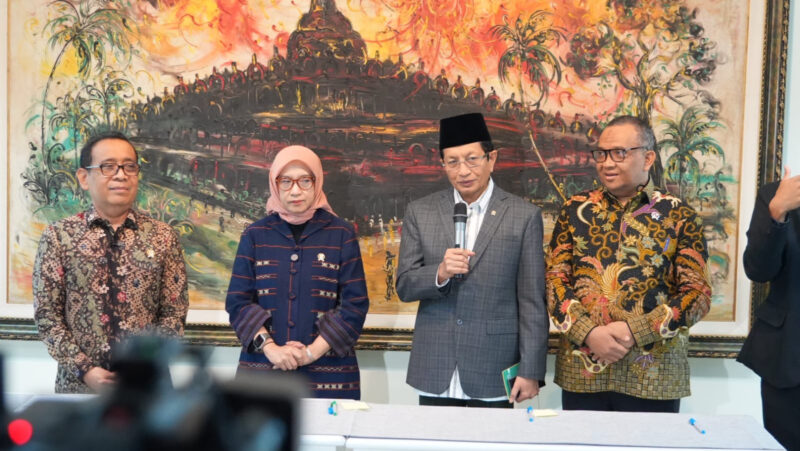 Konferensi Pers SKB 3 Menteri tentang Hari Libur Nasional dan Cuti Bersama 2026. dok. Kemenag RI