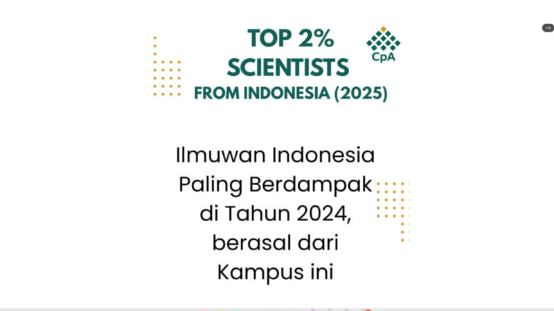 Top 2% Stanford–Elsevier. dok. Kemenag RI