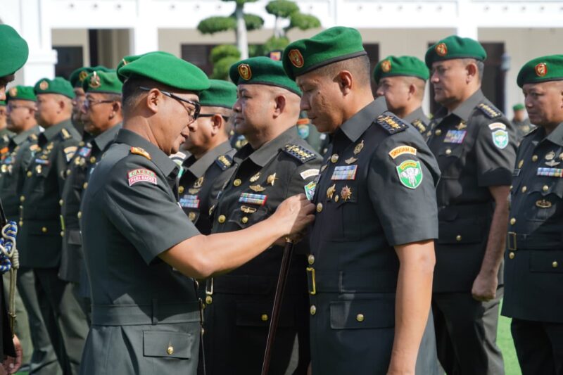 Pangdam Iskandar Muda Pimpin Upacara Sertijab dan Tradisi Satuan Pejabat Kodam IM. dok. Pendam IM