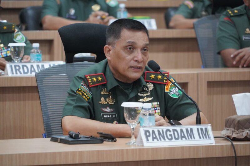 Menjelang sertijab, Pangdam Iskandar Muda pamitan kepada satuan jajaran secara virtual. dok. Pendam IM
