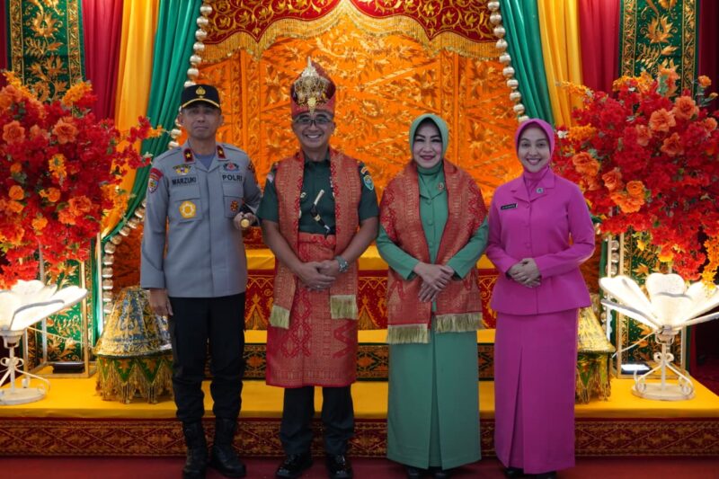 Tradisi Peusijuek Iringi Kedatangan Pangdam IM di Bumi Serambi Mekkah. dok. Pendam IM