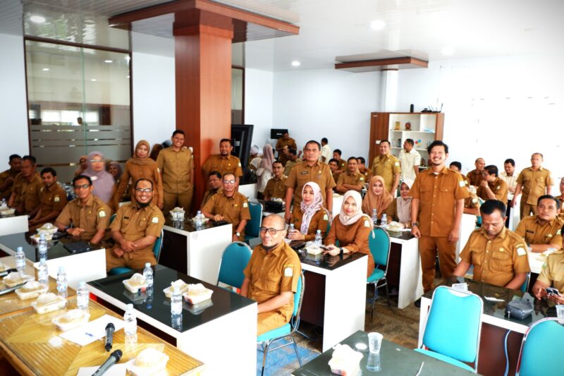Biro Pengadaan Barang dan Jasa (PBJ) Sekretariat Daerah Aceh melaksanakan acara lepas sambut pejabat di lingkungan biro pada Senin, 29 September 2025. dok. Ist