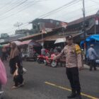 Polsek Wih Pesam Atur Lalu Lintas Di Pasar Tumpah Bener Mulie. dok. Polres Bener Meriah