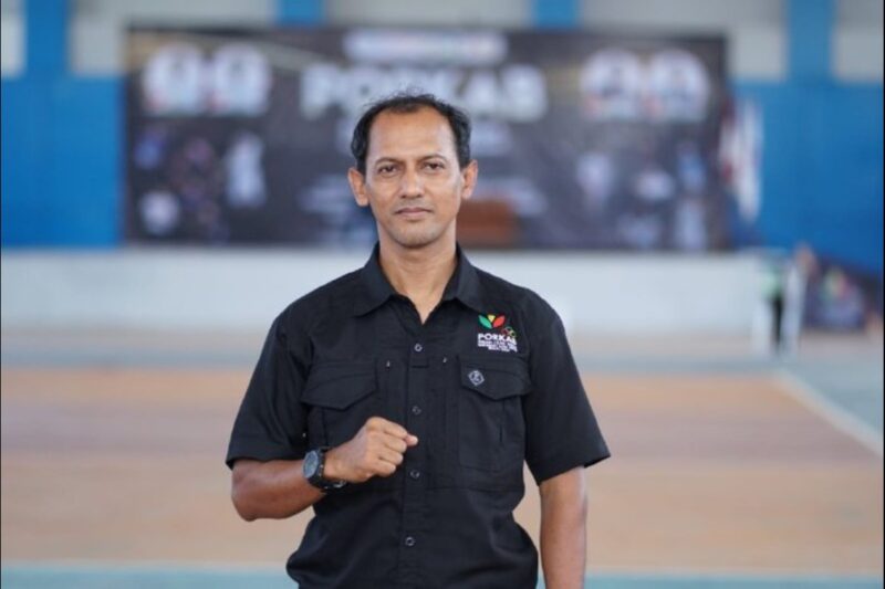 Ketua Pelaksana Harian PORKAB 2025, Safrizal SSos, MSi, di Kompleh JSC, Kota Jantho, Kamis (11/9/2025) DOK. MC ACEH BESAR