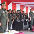 Camat Darul Imarah, M. Basir, SSTP., M.Si., menghadiri upacara Penutupan Dikmaba Infanteri TNI AD TA 2025 di Lapangan Upacara Rindam Iskandar Muda, Mata Ie, Kecamatan Darul Imarah, Sabtu (6/9/2025). dok. MC ACEH BESAR