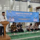 Kepala Dinas Syariat Islam Kabupaten Aceh Besar Rusdi, SSos MSi menghadiri dan sekaligus membuka acara Manasik Haji Sepanjang Tahun bagi calon jamaah haji yang diselenggarakan oleh Kementerian Agama (Kemenag) Kabupaten Aceh Besar, bertempat di Masjid Al Faizin Lampeuneurut, Aceh Besar, Sabtu (06/09/2025). dok. MC Aceh Besar