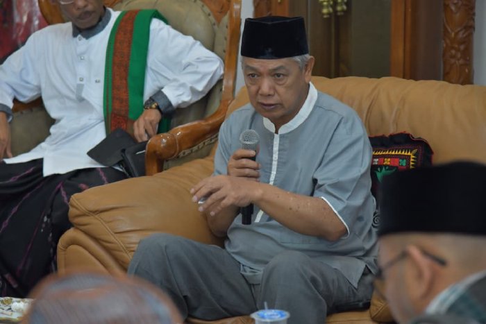 Wakil Bupati Bener Meriah, Ir. Armia terima kunjungan silaturahmi pimpinan Dayah se - Kabupaten Bener Meriah. Bertempat di Pendopo Wakil Bupati Bener Meriah, Jum'at (26/09/2025). dok. Pemkab Bener Meriah