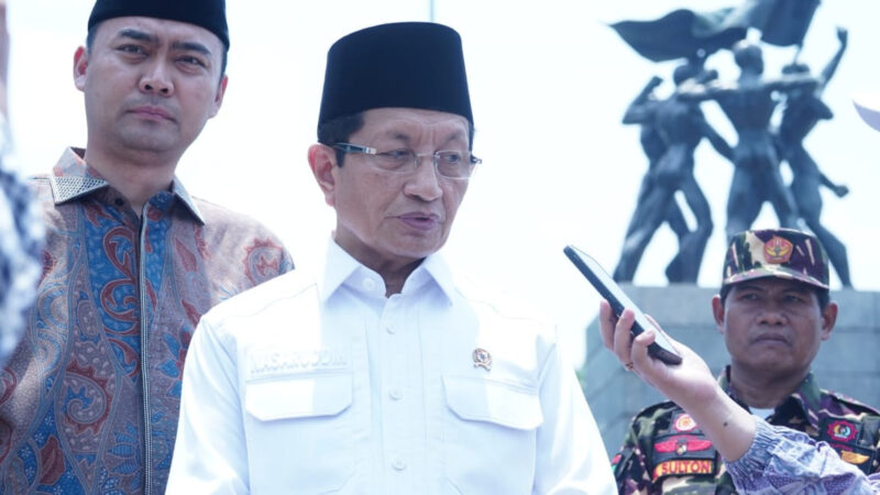 Menag usai hadiri HUT ke-80 TNI. dok. Kemenag RI