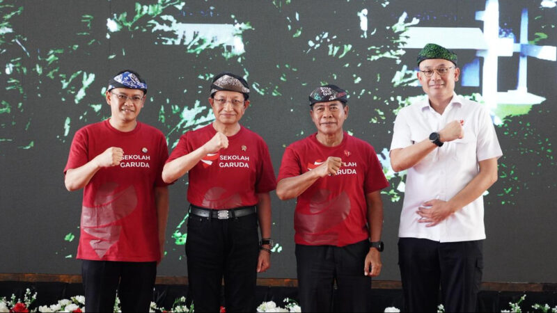 Menteri agama bersama wamenlu, gubernur kaltara, dan dirjen saintek. dok. Kemenag RI