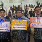 Kontingen Madrasah Aliyah Negeri (MAN) 1 Pekanbaru menorehkan prestasi membanggakan pada Olimpiade Sains Nasional (OSN) 2025 di Universitas Muhammadiyah Malang (UMM), 6–12 Oktober 2025. dok. Kemenag RI