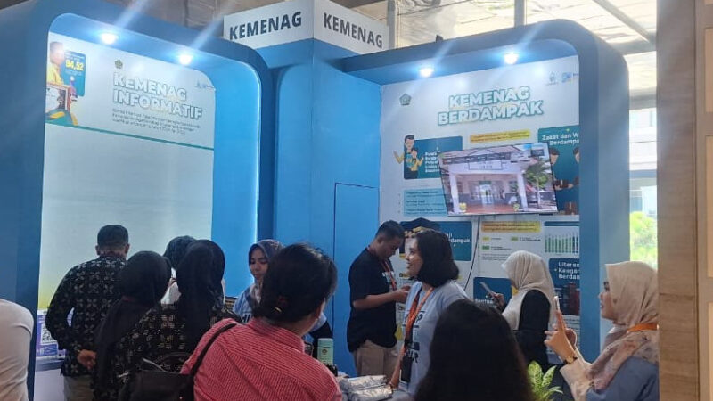 Booth Kemenag di Pameran KIP 2025. dok. Kemenag RI