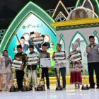 Provinsi Jawa Timur meraih juara pertama Lomba Qasidah Kolaborasi pada ajang Festival Seni Budaya Islam yang digelar di sela pelaksanaan Seleksi Tilawatil Qur’an dan Hadis (STQH) Nasional XXVIII Tahun 2025 di Kendari, Sulawesi Tenggara. dok. Ist