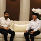 Gubernur Aceh, Muzakir Manaf melakukan pertemuan dengan Menteri Pekerjaan Umum (PU) Dody Hanggodo, di Ruang Rapat Menteri PU, di Kementerian PU RI, Jakarta Selatan, Selasa, 28 Oktober 2025. DOK. IST