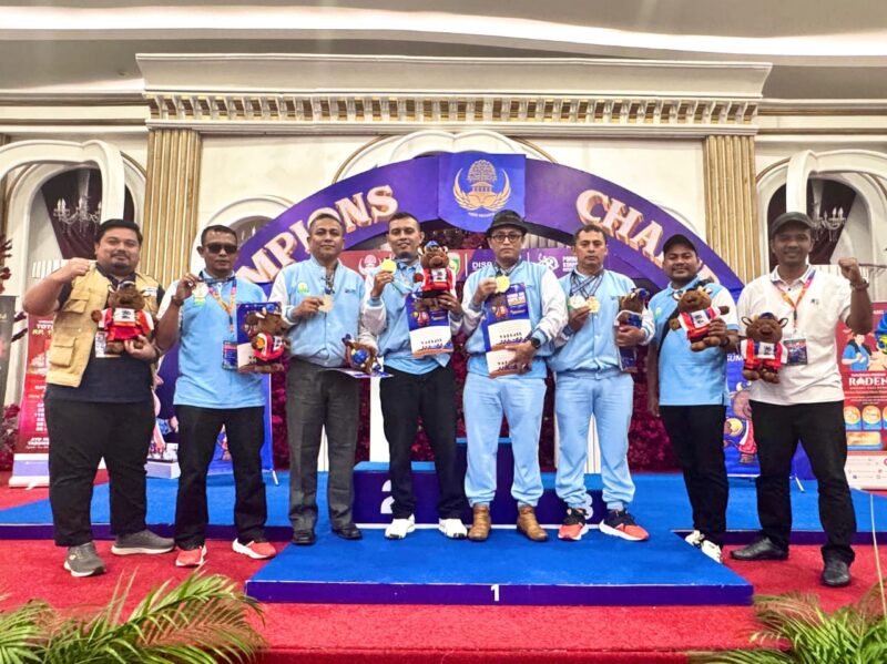 Tim Catur Aceh raih 4 medali di PORNAS Korpri 2025. dok. Ist