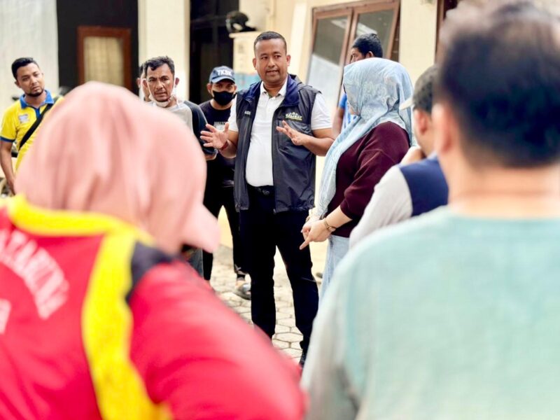 Sekretaris Dinas Sosial Aceh, Chaidir, SE., MM., berikan sambutannya. dok. Ist