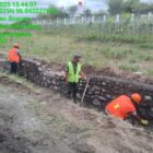 Ratusan Prajurit Kodam IM karya bakti bangun Irigasi di Aceh Utara. dok. Pendam IM