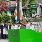 Kasatresnarkoba Polres Bener Meriah jadi pembina upacara dan beri sosialisasi bahaya narkoba di MAN 1 Bener Meriah. dok. Polres Bener Meriah