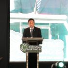 Wakil Menteri Pertahanan (Wamenhan) RI Donny Ermawan Taufanto hadir sebagai keynote speaker pada Executive Meeting dan Anugerah Badan Pengawas Tenaga Nuklir (BAPETEN) 2025 yang berlangsung di Pullman Central Park, Jakarta, Senin (27/10/2025). dok. kemhan RI