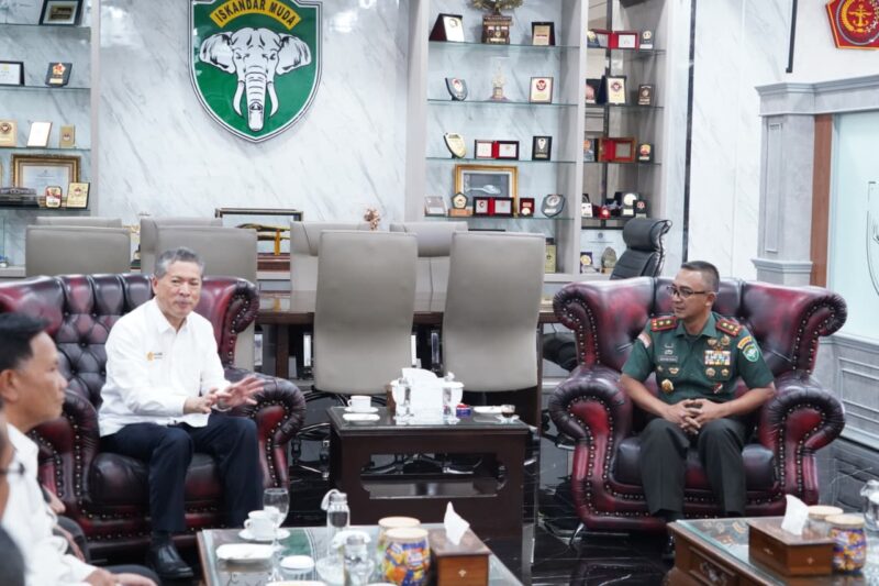 Pangdam Iskandar Muda Terima Audiensi Rektor Universitas Syiah Kuala. DOK. PENDAM IM