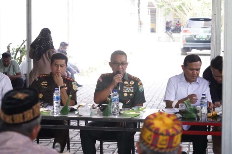 Pangdam IM Hadiri Musyawarah Penyelesaian Ganti Rugi Lahan Tol Sigli–Banda Aceh. DOK. PENDAM IM