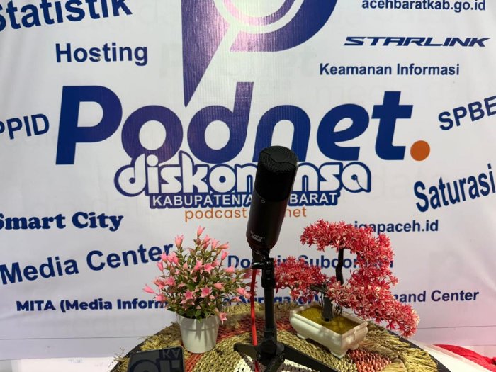 Diskominsa juga membuka ruang diskusi melalui podcast Seumeunet. dok. Pemkab Aceh Barat