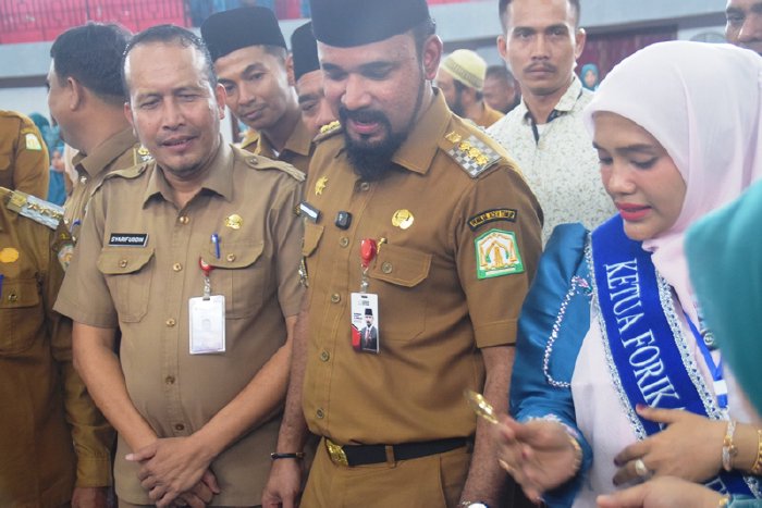 Forikan Aceh Timur menggelar Lomba Masak Serba Ikan (MSI) yang diikuti TP PKK dari 24 kecamatan di kabupaten tersebut, Senin (20/10/2025), bertempat di Gedung Idi Sport Center (ISC) Aceh Timur. dok. Pemkab Aceh Timur