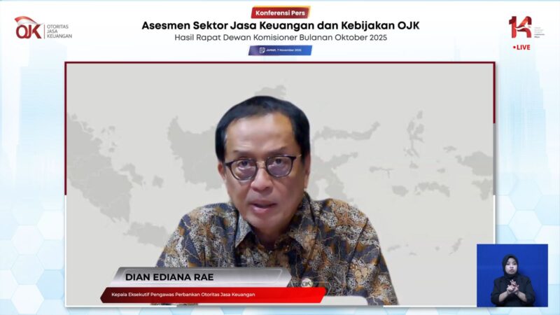 Rapat Dewan Komisioner Bulanan Otoritas Jasa Keuangan (OJK), Jakarta (7/11/2025).