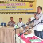 Kacabdisdik Wilayah Aceh Selatan, Annadwi memberikan kata sambutan sekaligus membuka kegiatan 