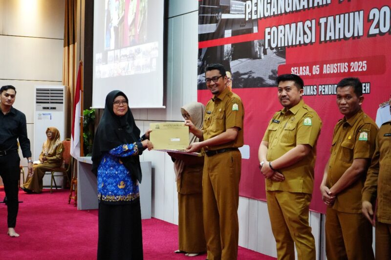 1003 P3K Disdik Aceh Terima SK: Harapan Baru untuk Pendidikan Aceh. Foto: Dok. Humas Disdik Aceh