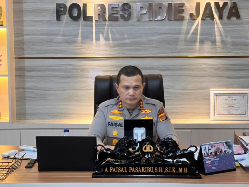 Kapolres Pidie Jaya, AKBP Ahmad Faisal Pasaribu. dok. Polda Aceh