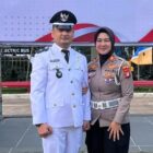 Yasir Habib Putra yang merupakan putra Aceh bersama istrinya yang merupakan eorang Polwan. dok. Polda Aceh