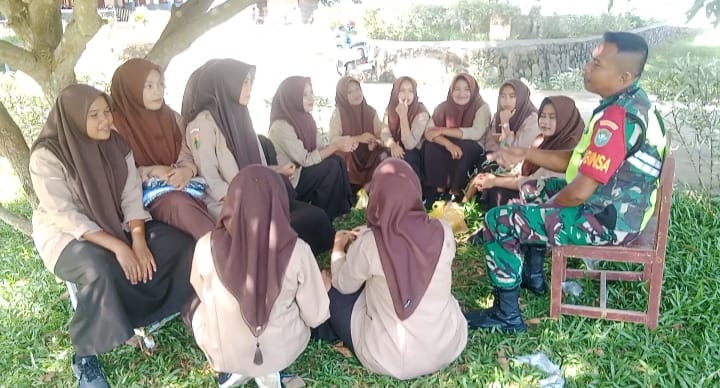 Kodam Iskandar Muda Tanamkan Nilai Nasionalisme kepada Pelajar Melalui Kegiatan Wawasan Kebangsaan. dok. Pendam IM