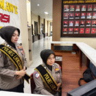 Polres Lhokseumawe terus meningkatkan standar pelayanan publik dengan menempatkan personel Polwan sebagai petugas Piket Lobby. Dok. Polres Lhokseumawe