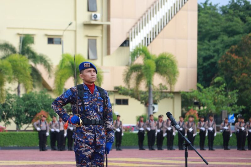 Polda Aceh menggelar upacara peringatan Hari Pahlawan di lapangan Mapolda Aceh, Senin, 10 November 2025. DOK. POLDA ACEH