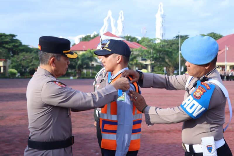Apel Gelar Pasukan di Mapolda Aceh yang dipimpin Irwasda Polda Aceh Kombes Pol. Djoko Susilo pada Senin, 17 November 2025. Dok. Polda Aceh