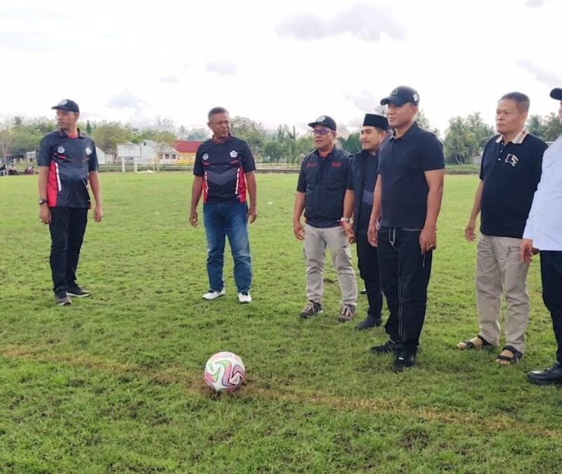 Turnamen Sepak Bola Bupati–Wakil Bupati Cup II Aceh Utara Tahun 2025 resmi dimulai pada Rabu (19/11/2025). Dok. Polres Lhokseumawe