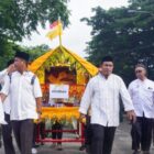 Ribuan masyarakat menghadiri Maulid Raya Nabi Muhammad SAW yang digelar Pemko Banda Aceh di Lapangan Blang Padang, Senin, 24 November 2025. Dok. Pemko Banda Aceh