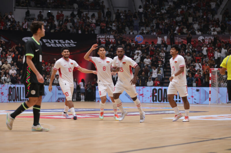 Timnas Futsal Indonesia saat menghadapi Australia. dok. PSSI