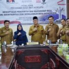 Bupati Bener Meriah Ir. H. Tagore Abubakar buka kegiatan Penilaian Program Desa Antikorupsi (PCDA) di Oproom Setdakab setempat, Selasa (18/11/2025). Dok. Pemkab Bener Meriah