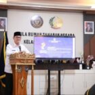 Bupati Bener Meriah Ir. H. Tagore Abubakar menghadiri Tasyakuran Hari Bakti Kementerian Imigrasi dan Pemasyarakatan Ke-1 Tahun 2025 di Aula Rutan Kelas IIB Bener Meriah, Rabu (19/11/2025). Dok. Pemkab Bener Meriah