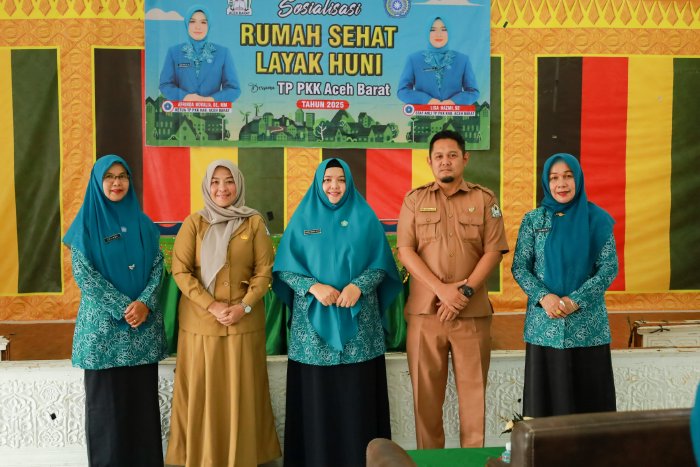 Tim Penggerak Pemberdayaan dan Kesejahteraan Keluarga (TP PKK) Kabupaten Aceh Barat menggelar sosialisasi Rumah Sehat Layak Huni di gedung PKK setempat pada Selasa (11/11/2025). dok. Kemenag RI