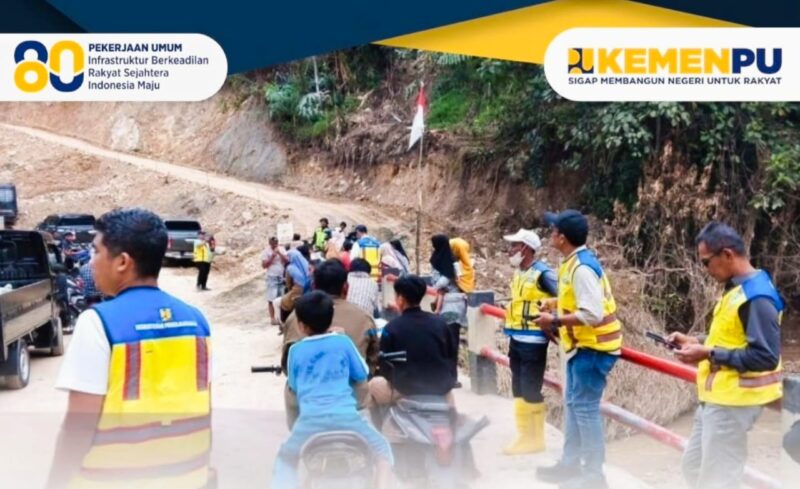 Akses Jalan Nasional penghubung Nagan Raya–Aceh Tengah melalui ruas Beutong Ateuh–Ceulala menuju Kota Takengon kini telah kembali dibuka dan dapat dilalui kendaraan, setelah sebelumnya terdampak gangguan akibat bencana alam, Sabtu (27/12/2025). Foto: Dok. BPJN Aceh