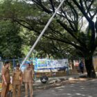 Portal akses masuk kawasan wisata Ulee Lheu–Gampong Jawa ditutup sementara pada malam pergantian tahun 2026 di Banda Aceh, Rabu (31/12/2025). Foto: Dok. Diskominfo Kota Banda Aceh