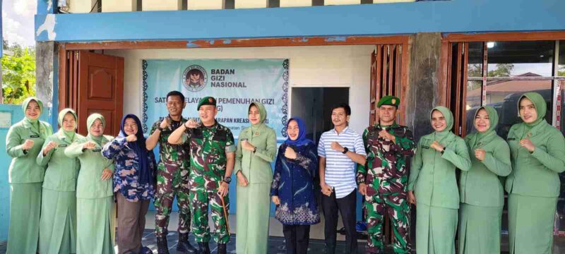 Dandim 0115/Simeulue tinjau dapur Sppg Bako Parangai Desa Suka Jaya (Foto: Dok, Istimewa).