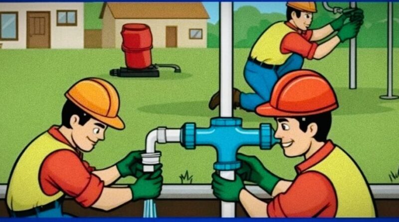 Ilustrasi Petugas PDAM Tirta Mountala Aceh Besar melakukan perbaikan pipa induk yang mengalami kebocoran di wilayah Kota Jantho, Rabu (27/1/2026). Foto: Dok. Istimewa